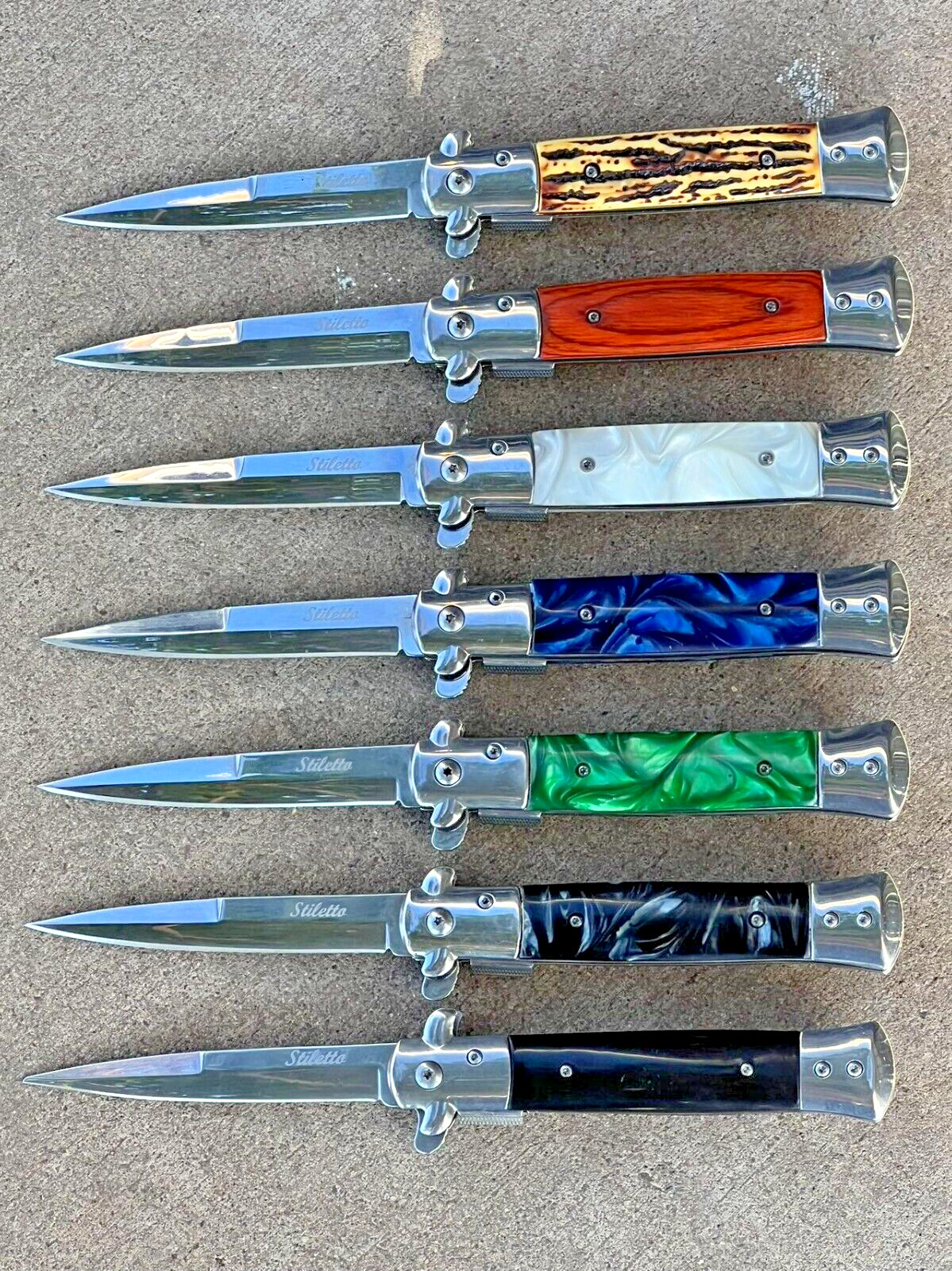 (WHOLESALE LOT x 14) Italian Milano Style Spring Assisted Pocket Knife - 941S