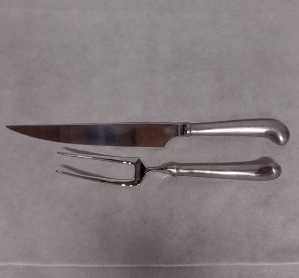 Ekco Eterna 15" Carving Knife 11.25" Fork Stainless Steel