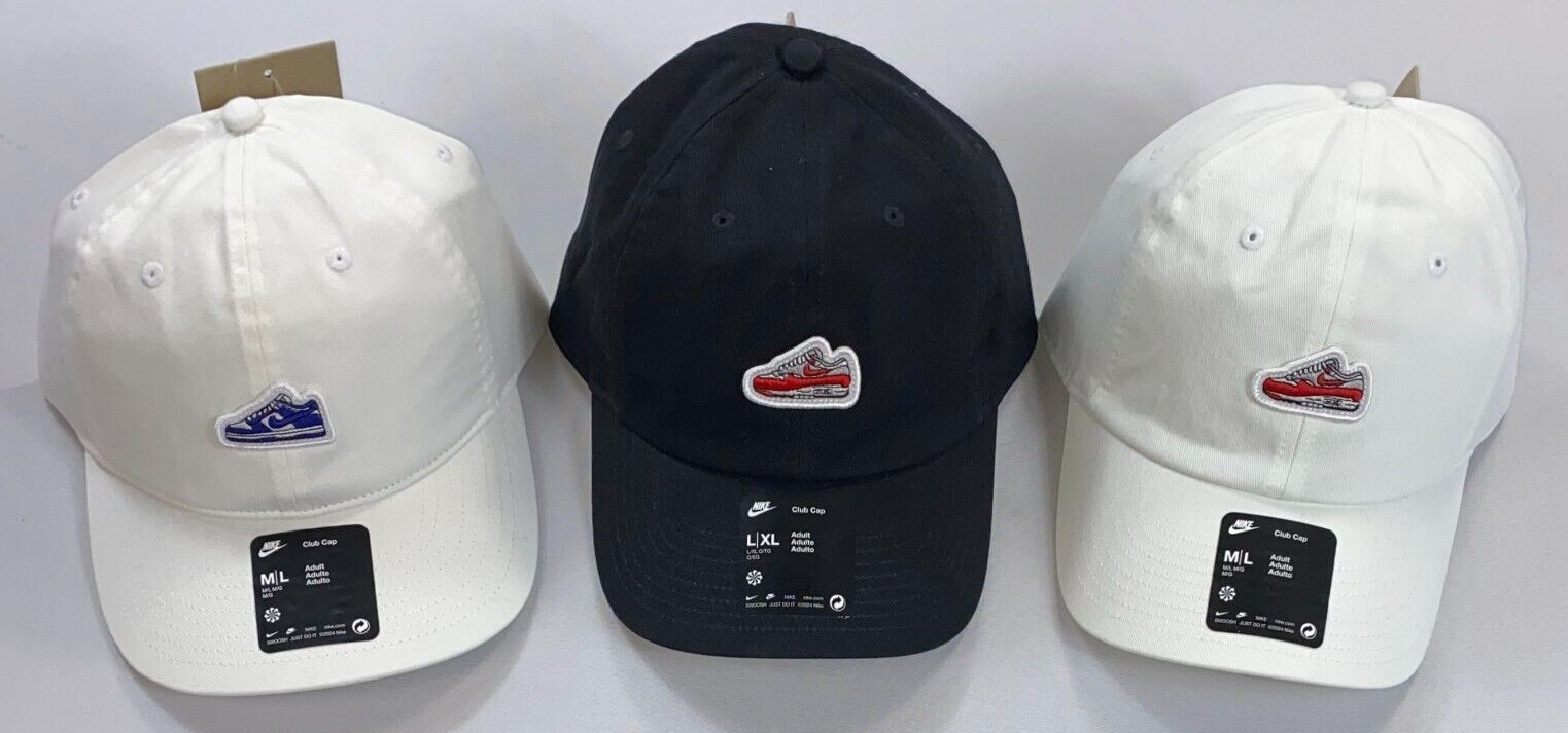 Unisex Adult Nike Club Unstructured Dunk Patch Air Max Cap Sneaker Hat FN4402