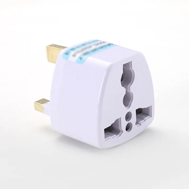 UK Adapter 3 PIN Plug to Universal Outlet Converter Electricity Travel Adapter