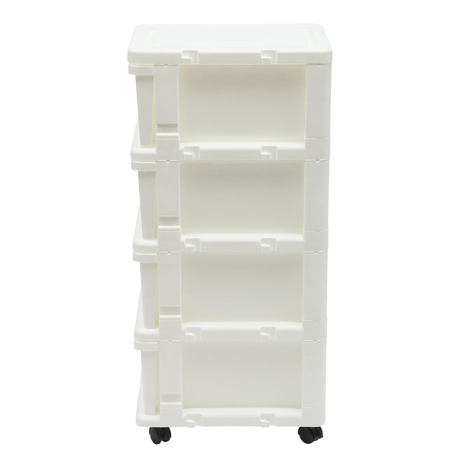 87.8cm(H) Document Storage Box Movable Office File Drawer Organizer W/ 4 Drawers