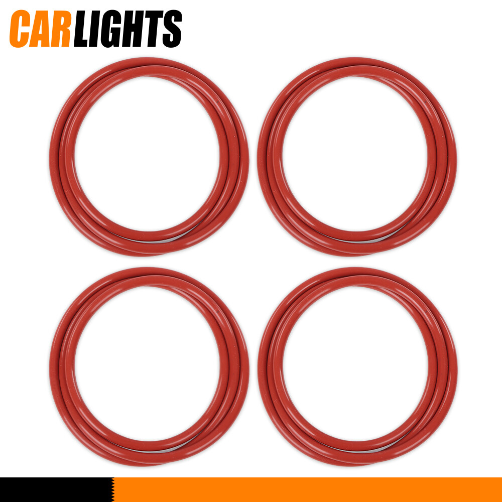 Fit For Military Humvee Trailer 4x Red O-Rings Split Rims Wheel Seal M1101 M1102