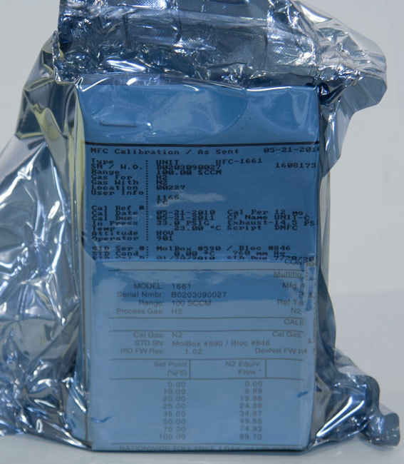 NEW Celerity/Unit UFC-1661 H2 100sccm Mass Flow Controller, ASM PN: 54-123389A25
