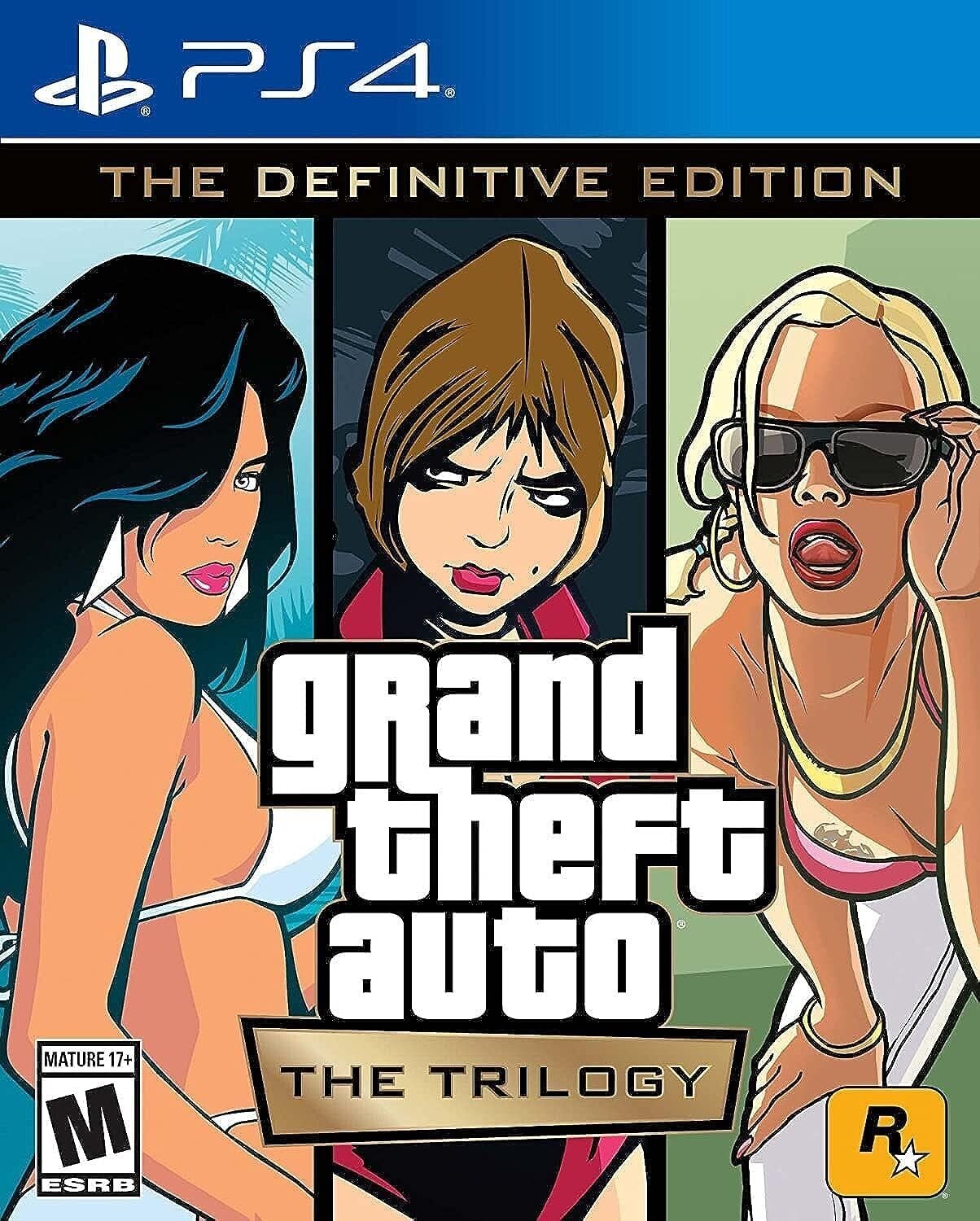 Grand Theft Auto: The Trilogy - The Definitive Edition - PlayStation 4 , NEW
