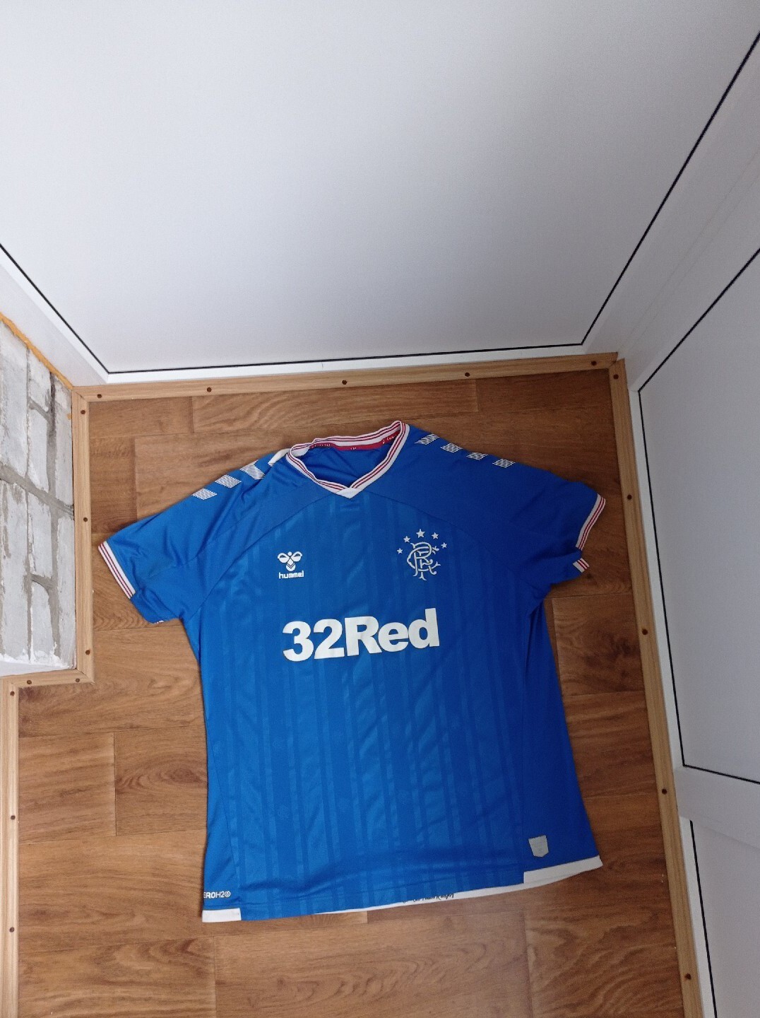 GLASGOW RANGERS 2019-2020 HOME FOOTBALL SHIRT JERSEY HUMMEL SIZE MENS XL BLUE