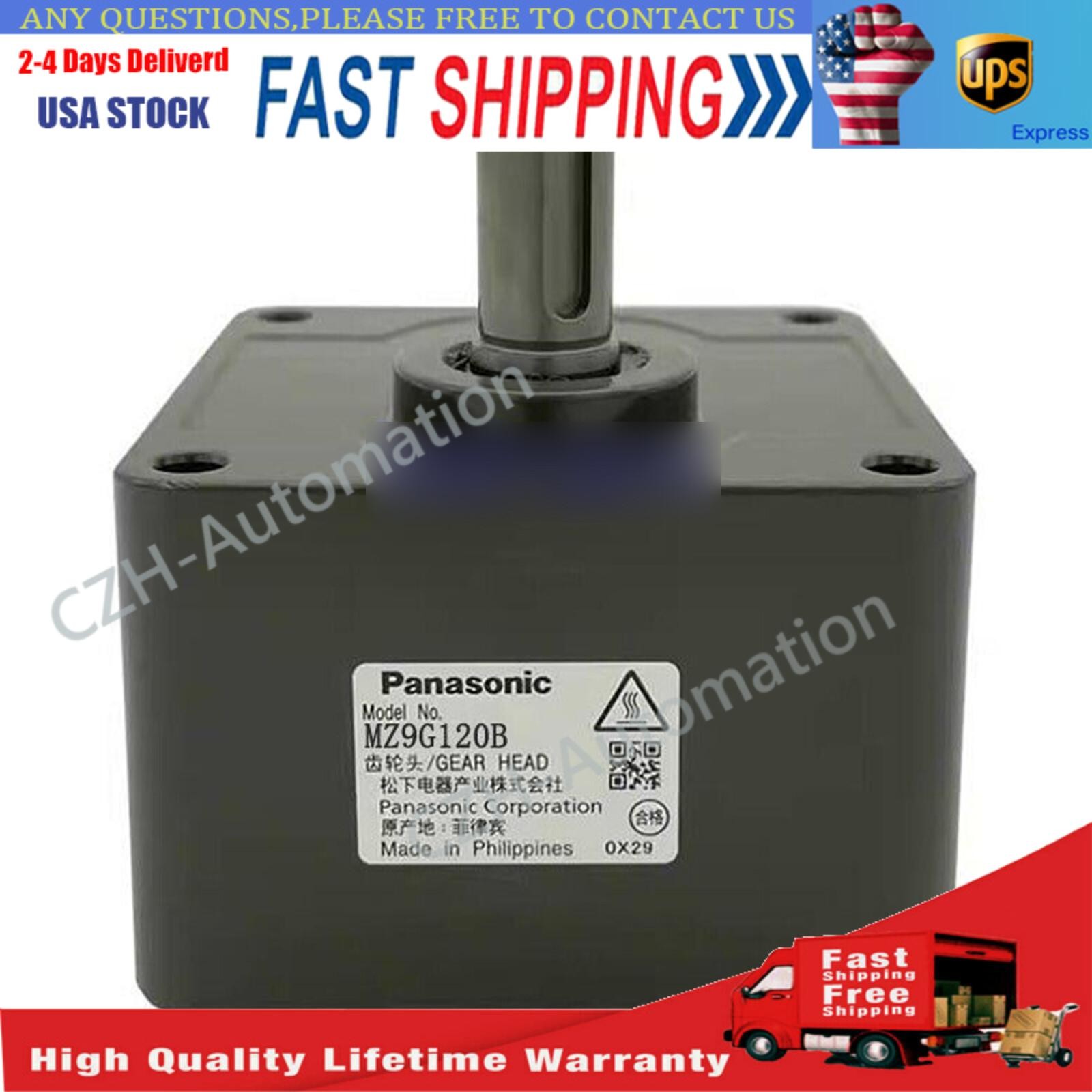 US Free TAX 1PC New Panasonic MZ9G120B Motor Gear Head Fast Shipping