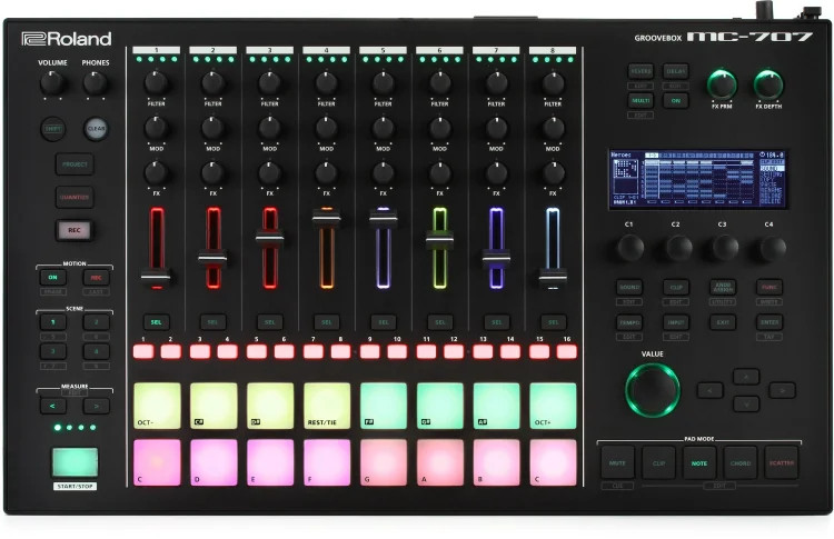 Roland MC-707 8-track Groovebox