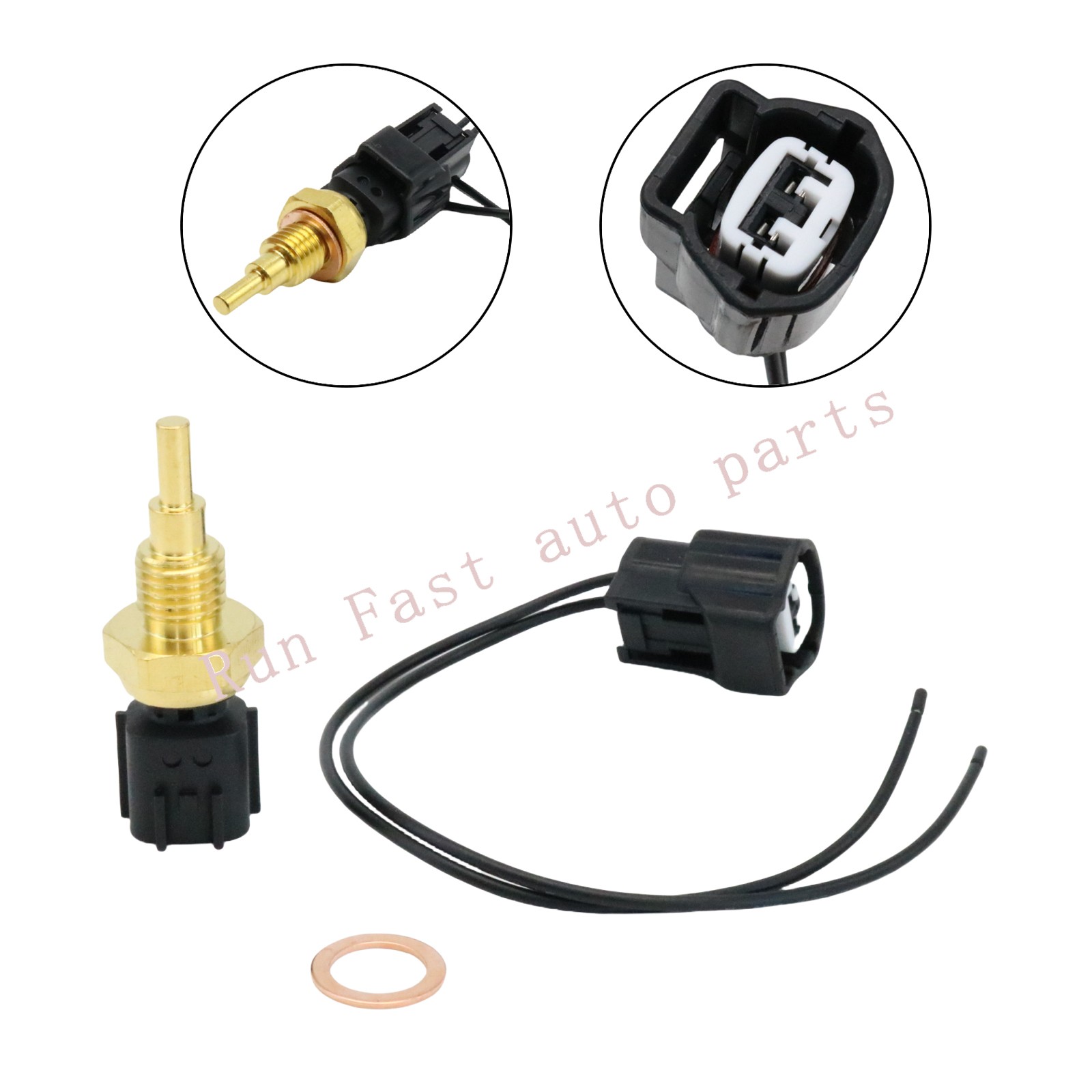 Coolant Temperature Sensor w/ Connector For SUBARU FORESTER Legacy Outback WRX