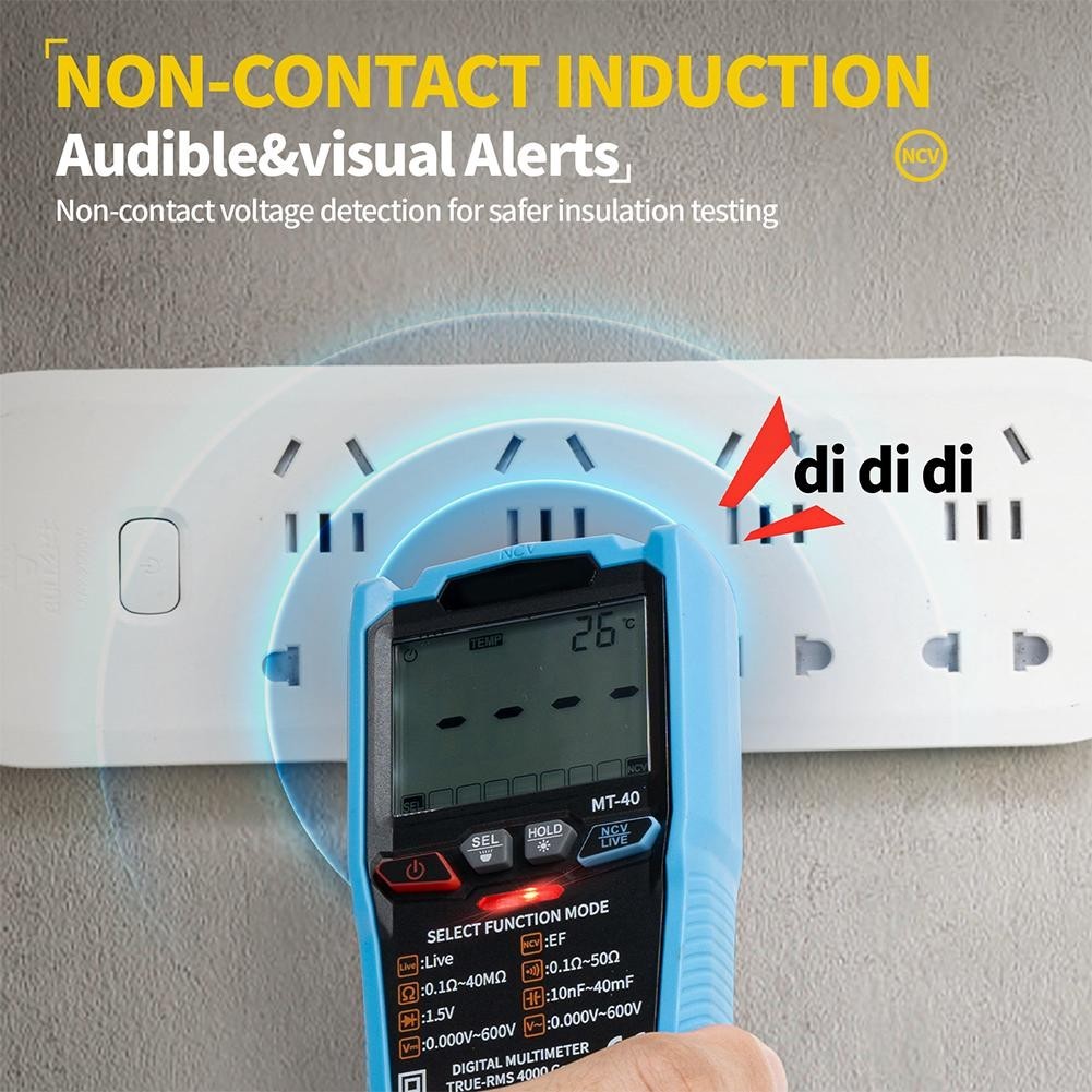 MT40 Digital Multimeter with High Definition Display and Fast Sampling Rate