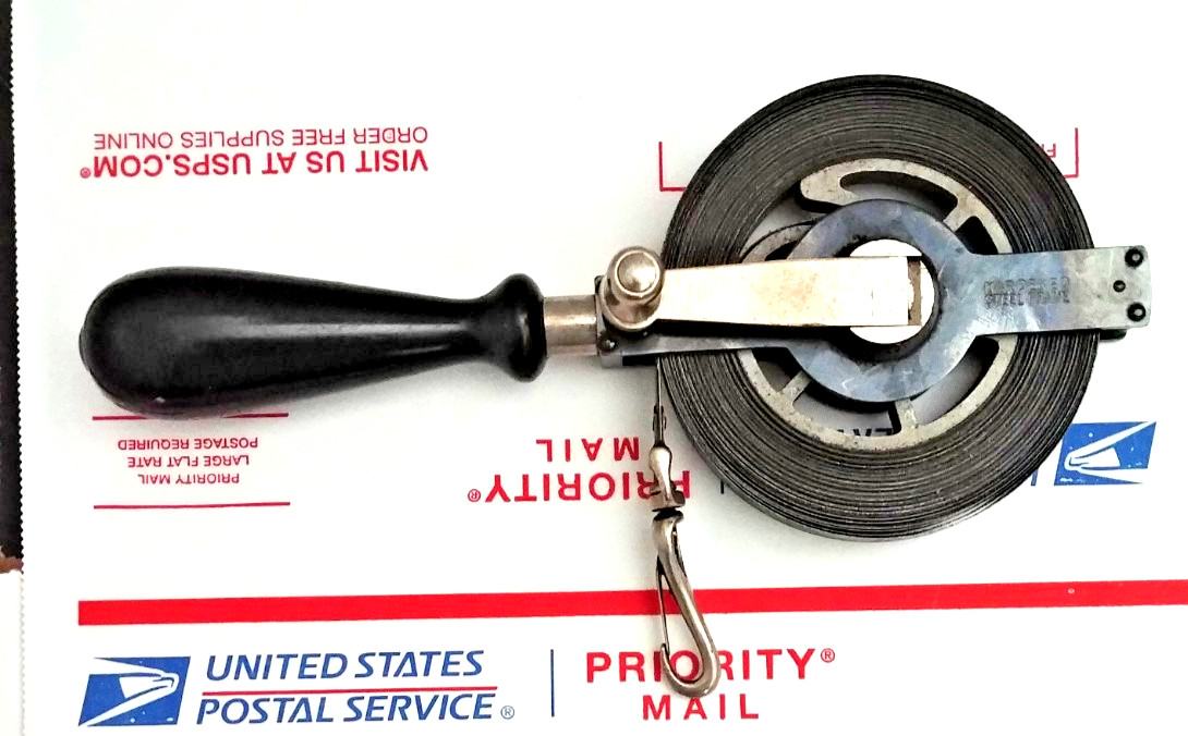 VTG STARRETT NO.507 used OIL MEASURING STEEL TAPE / free shipping