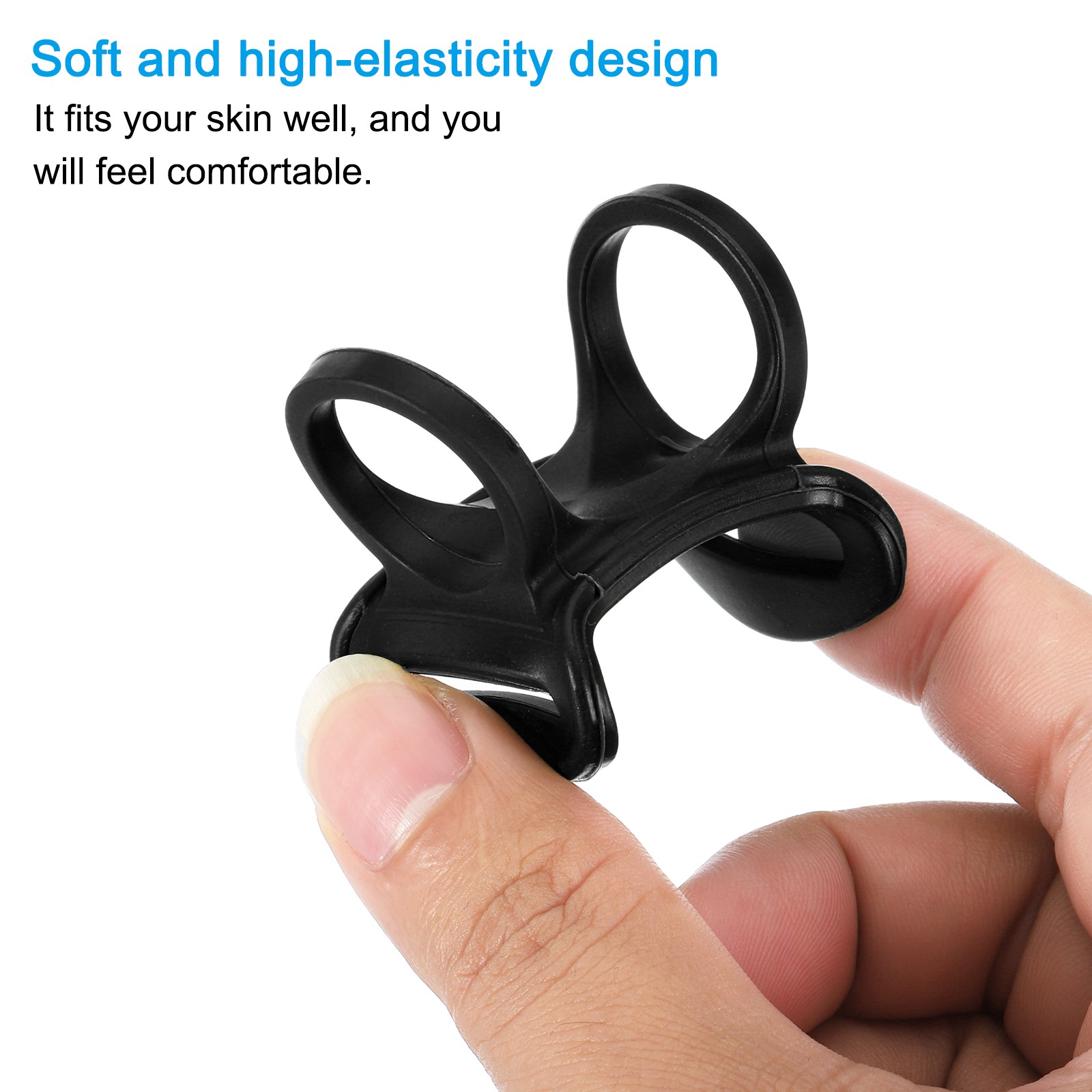 4Pcs Headlamp Flashlight Holder Silicone Soft High Elastic Stand