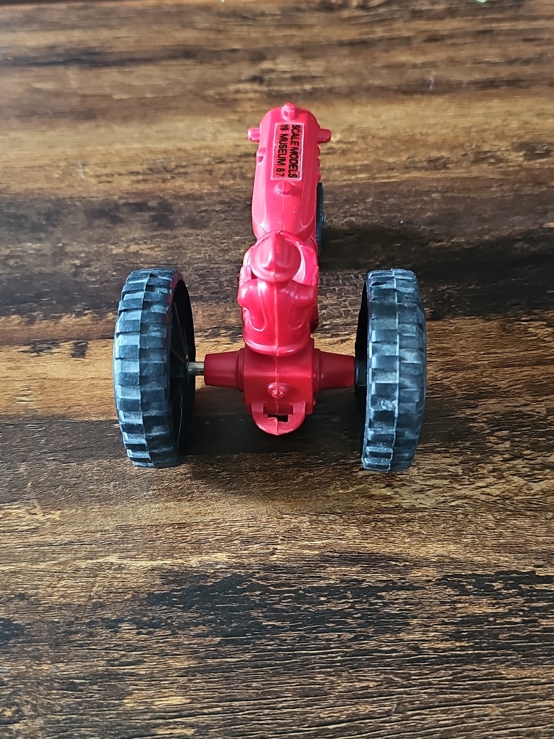 Red Plastic Ertl SIGNED Tractor From 1987 Show