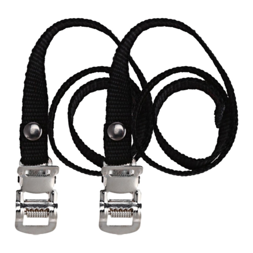 Adjustable Nylon Pedal Toe Straps for Exercise Bikes 2pcs Secure Reliable