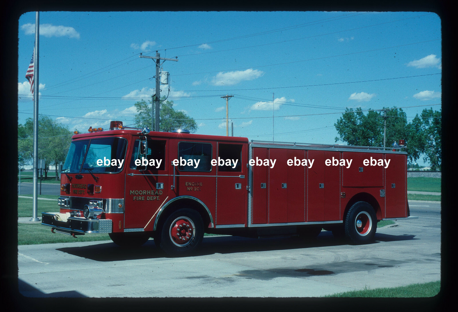 Moorhead MN 1985 Pierce Arrow pumper Fire Apparatus slide