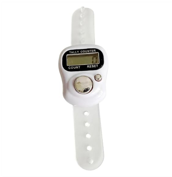 5 Digit LED Digital Row Counter, Handheld Tally Counter with Ring Electronic ...