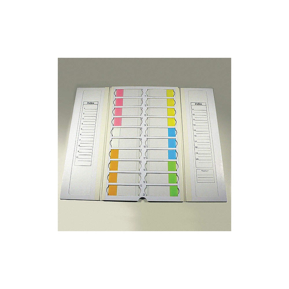 GLOBE SCIENTIFIC  Slide Holder,343 x 210 mm,White 55FH16