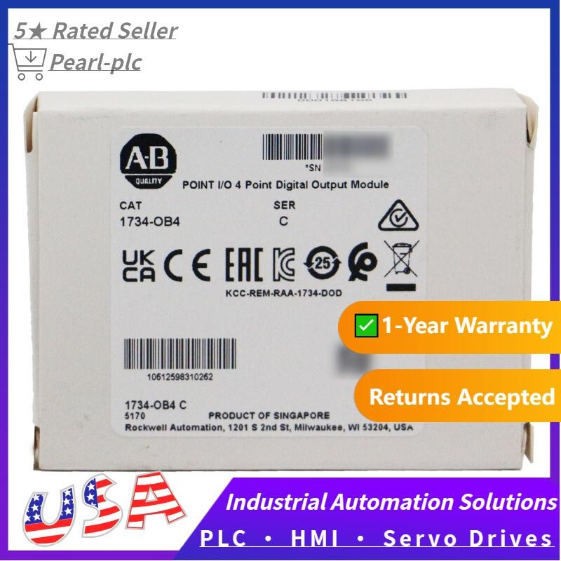 New AB Allen-Bradley 1734-OB4E 4 Point Output Module 1734 OB4E
