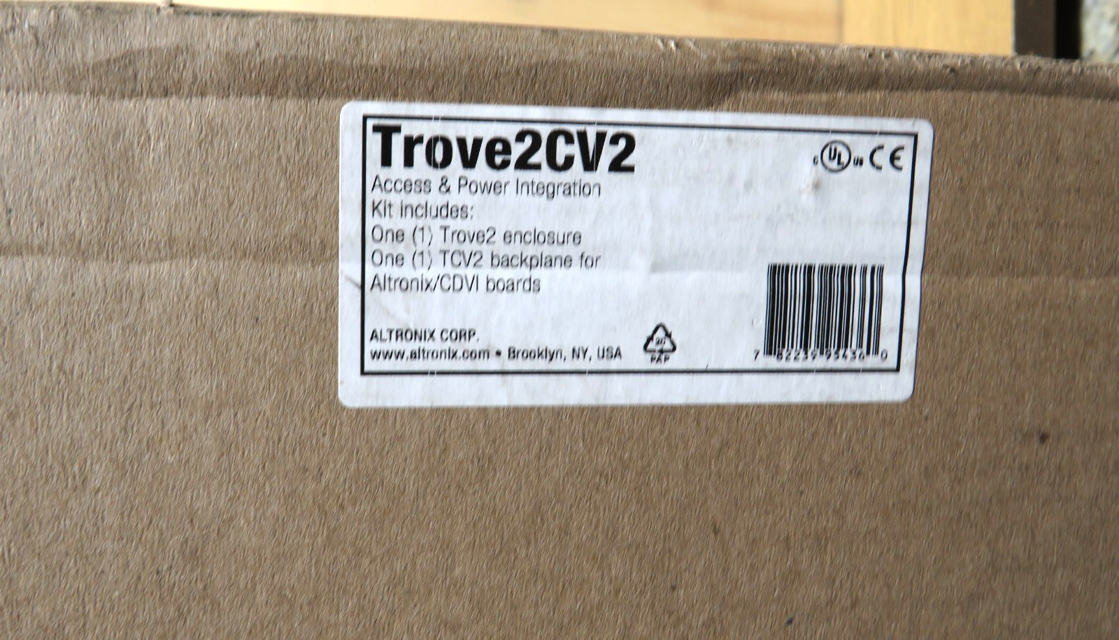 Altronix Trove2CV2 Trove2 Enclosure w/TCV2 Altronix/CDVI Backplane SEALED [CTSC]