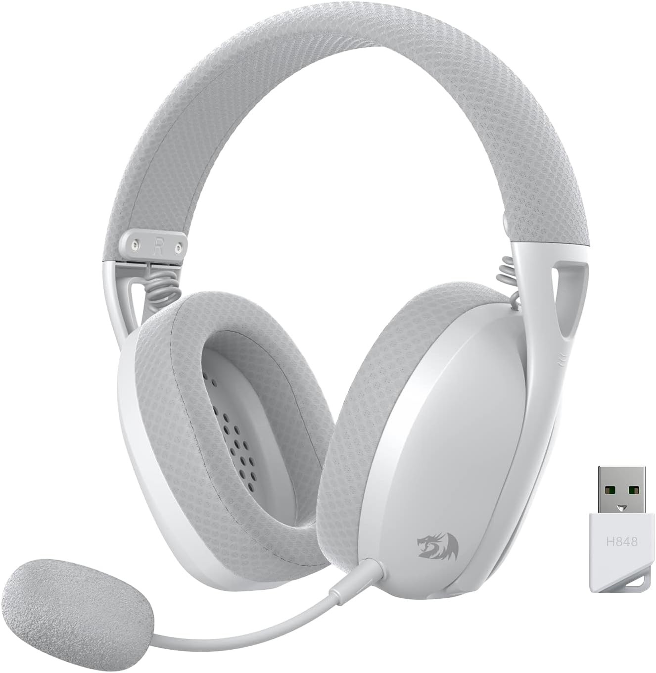 Redragon H848 BT Wireless Gaming Headset - Lightweight - 7.1 Surround Sound