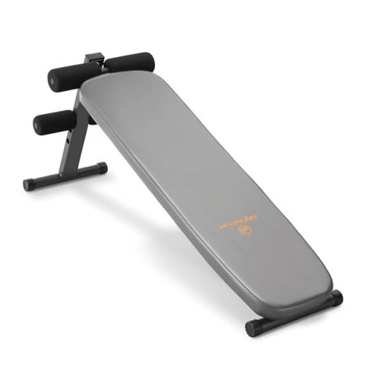 Utility Slant Board Exercise Bench for Strength Training and Home Gym Charcoal