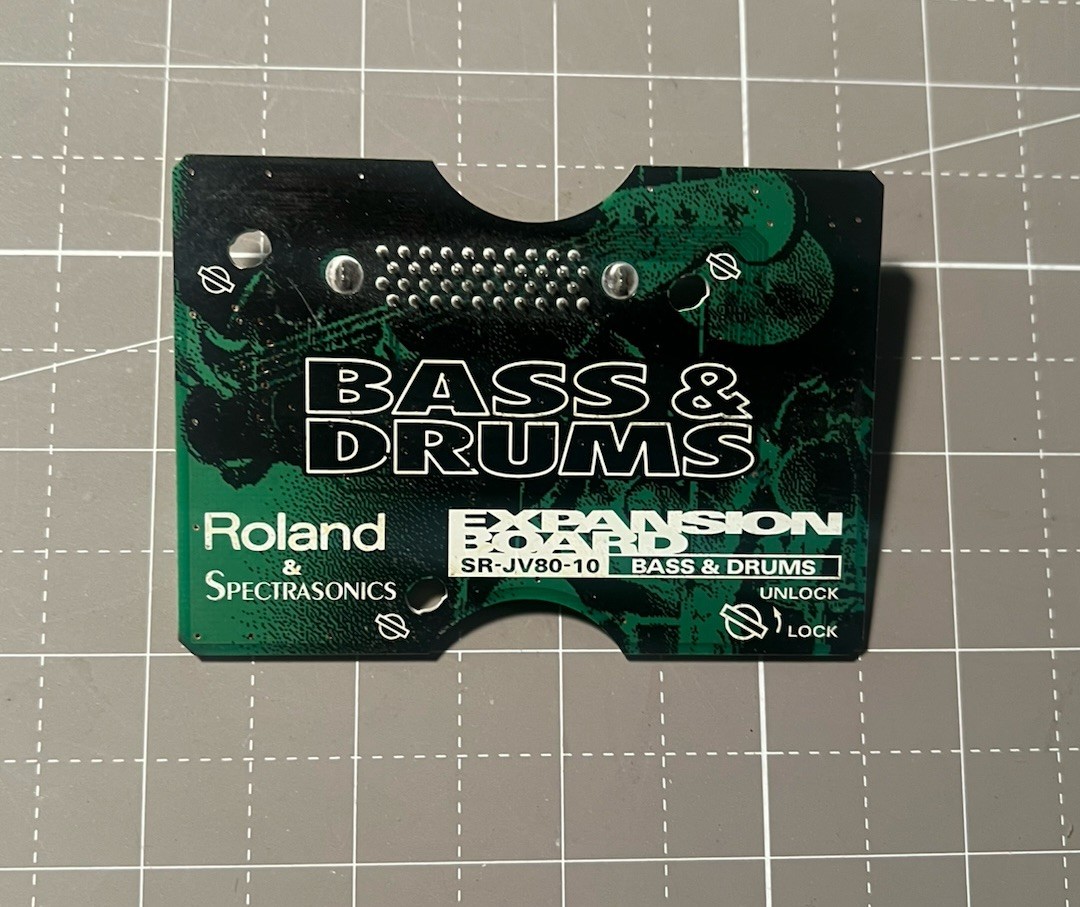 Roland SR-JV80-10 Bass & Drums Expansion Board  SR JV80 10