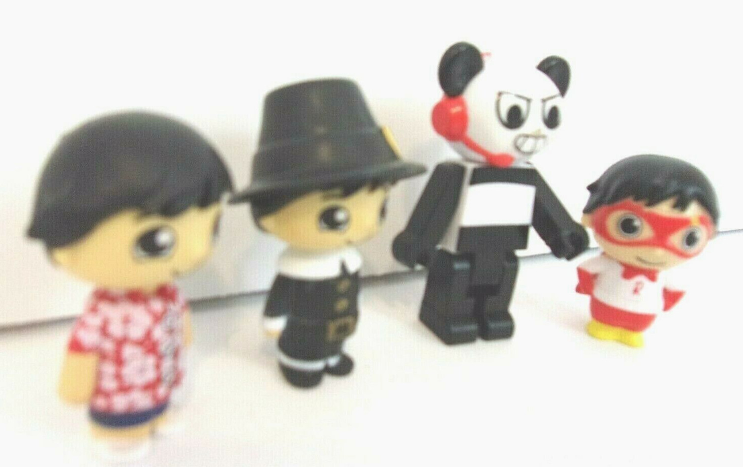 Jada Toys Ryans World Collectible Figures Black Red White Set Of 4 IN STOCK