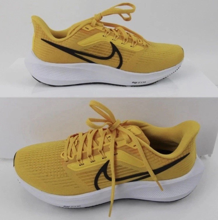 Nike Air Zoom Pegasus Running & Jogging Shoes Men's Gold/Black Size 16