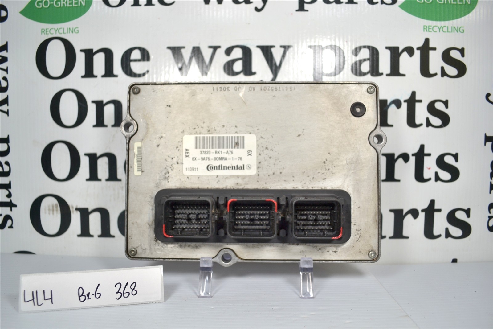 37820RK1A76 ACURA TL 2012 COMPUTER BRAIN Engine Control ECU 4L4 368 B6