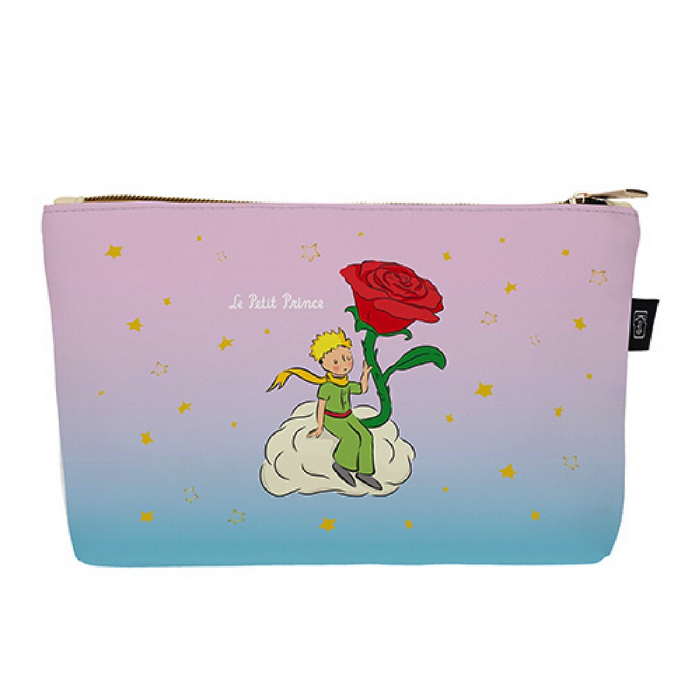 Kiub The Little Prince Toiletry Bag with a Large Rose (22x13cm)