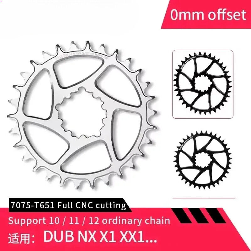 Direct Mount Chainring 0mm Offset Wide Narrow Teeth Chainwheel 30T-48T for SRAM