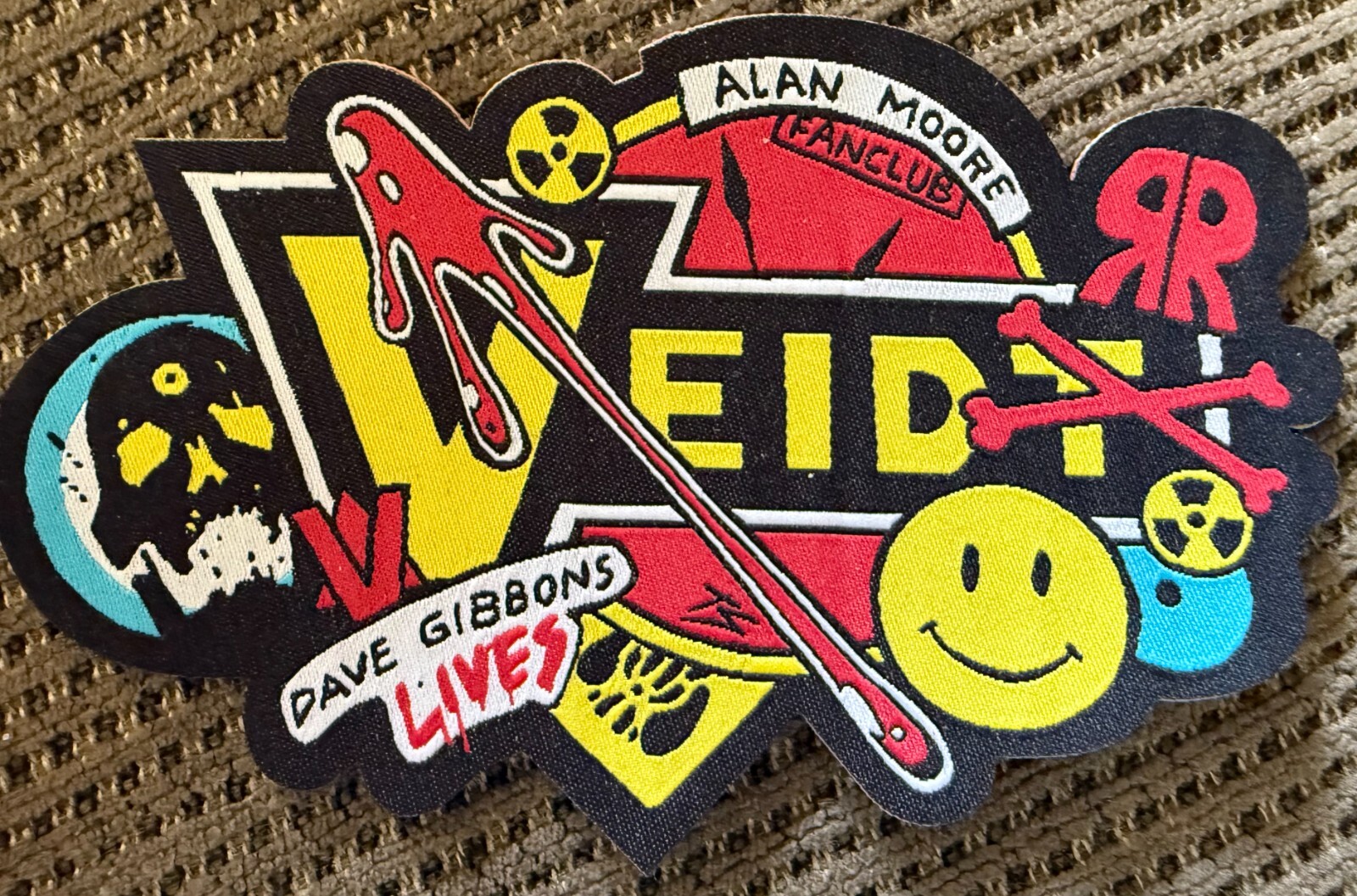 Tyler Stout x Mondo "Veidt/Dave Gibbons Lives/Alan Moore Fanclub" Patch