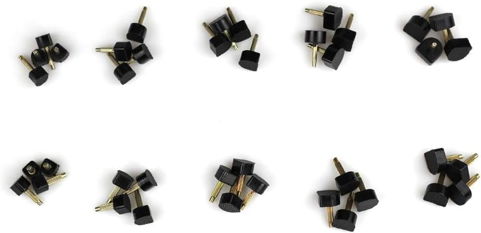 High Heel Tips Replacement Kit, Black Taps Caps Replacement Repair, U-Shape Dowe