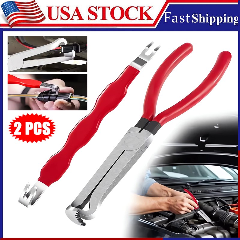 2 PC Electrical Disconnect Pliers 37960 Electrical Connector Separator 13120 US