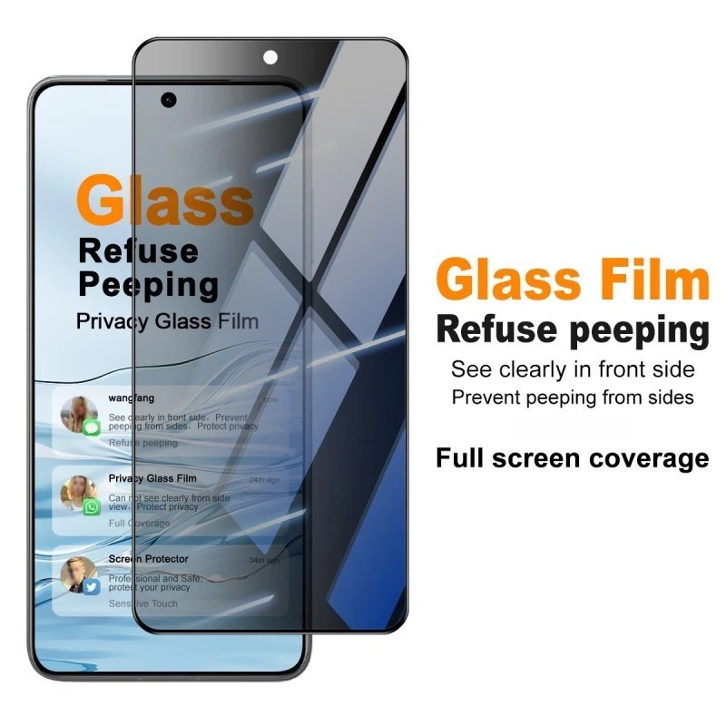 For ViVO X300 Ultra Privacy Screen Protector Anti-Spy No Peeping Tempered Glass