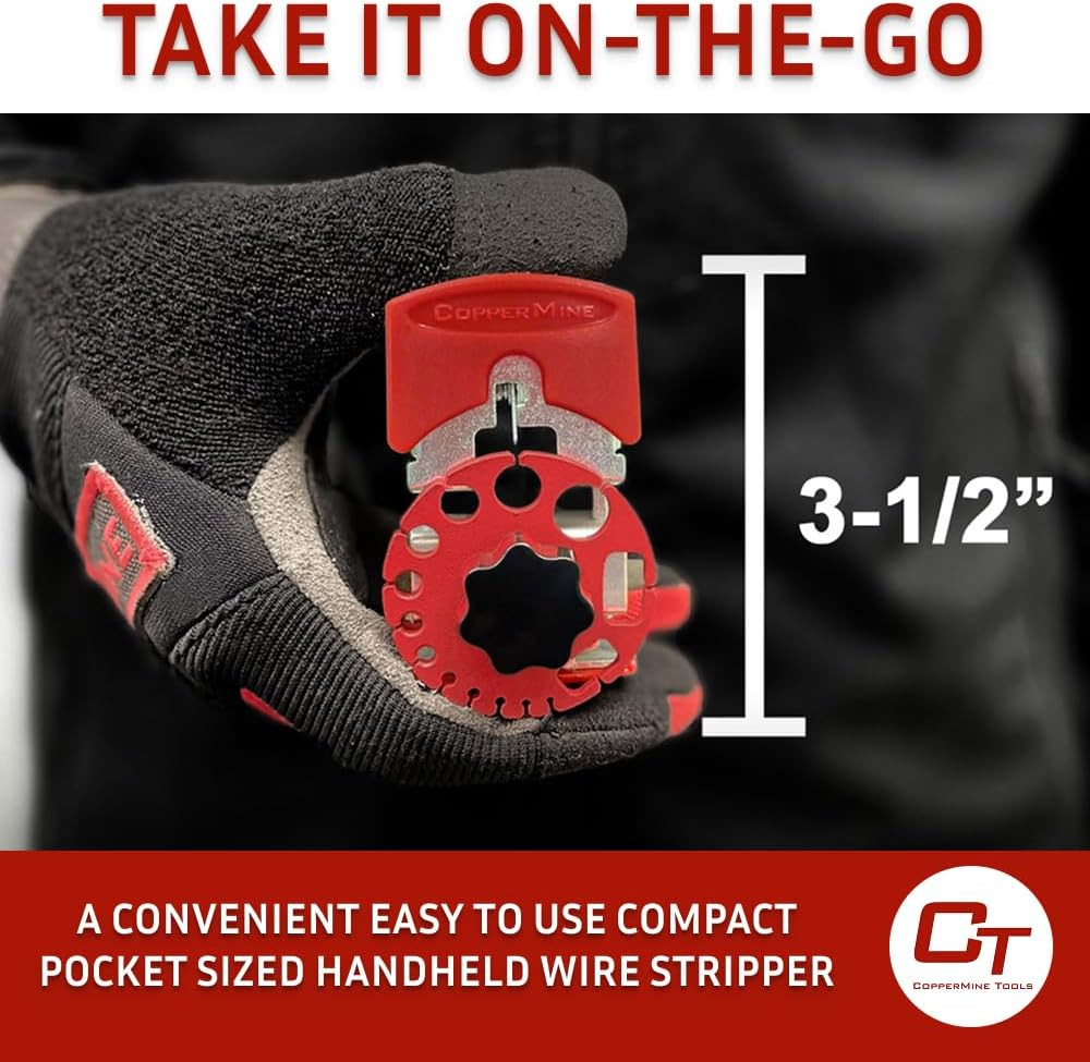 Coppermine Handheld Copper Wire Stripper – Portable Manual Wire Stripping Machin