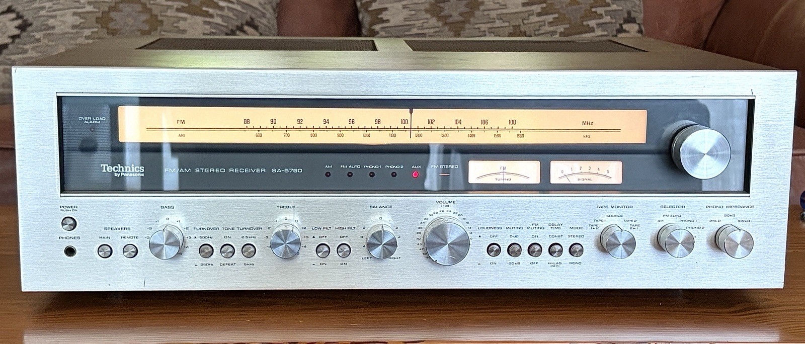 TECHNICS SA-5760 AMFM Stereo Receiver 165 Watt Rebuilt Serviced Cleaned MONSTER!