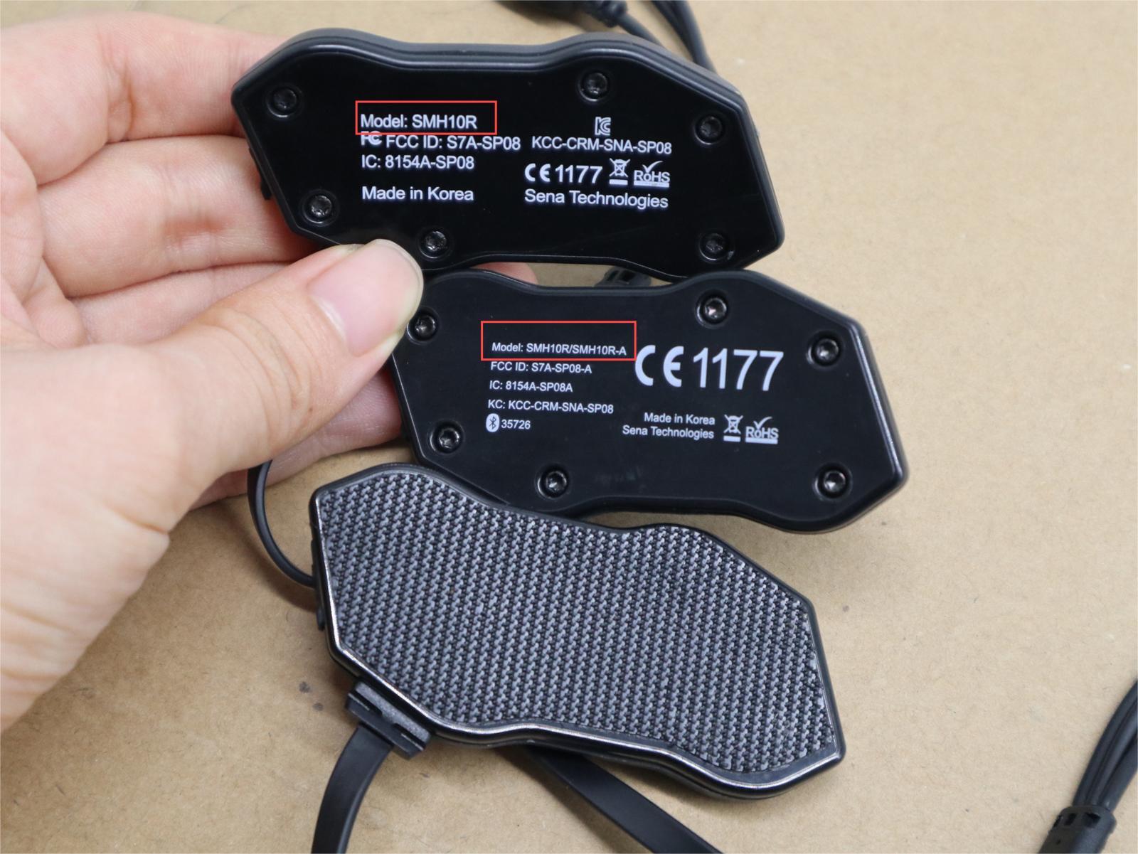 1PC Genuine SENA SMH10R Low Profile Bluetooth Headset Intercom For Motorcycle