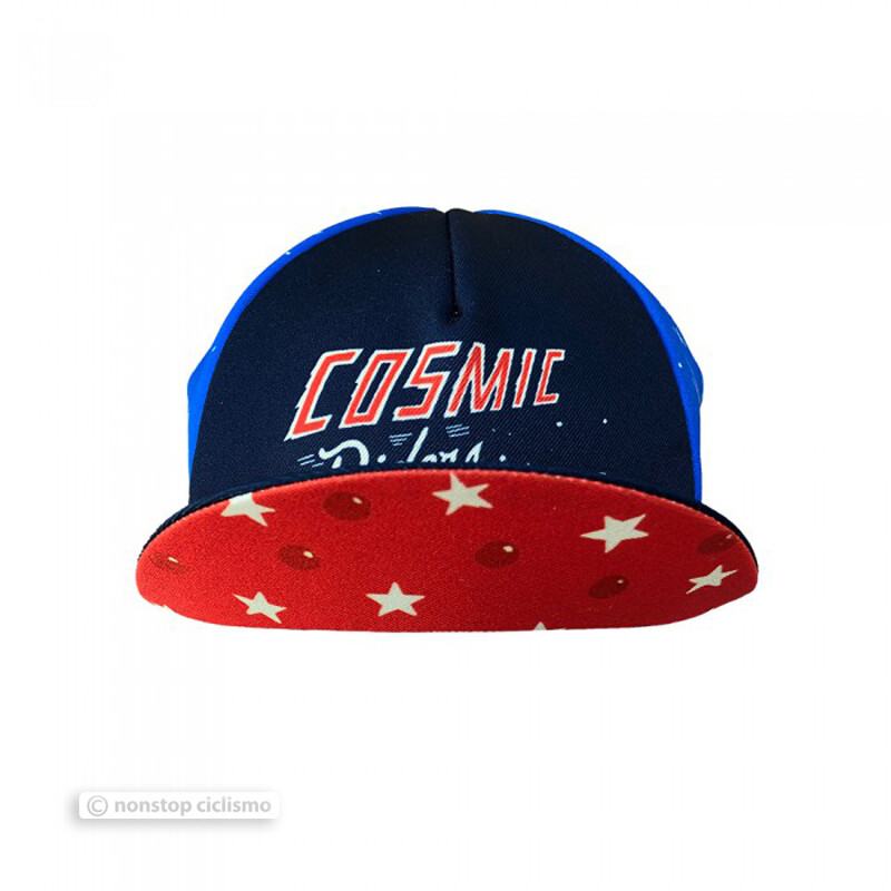 Cinelli Cycling Cap : SERGIO MORA 'COSMIC RIDERS' BLUE