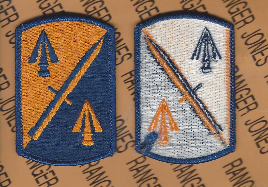 US Army 158th Infantry Brigade INF. BDE. ~3" shoulder patch m/e
