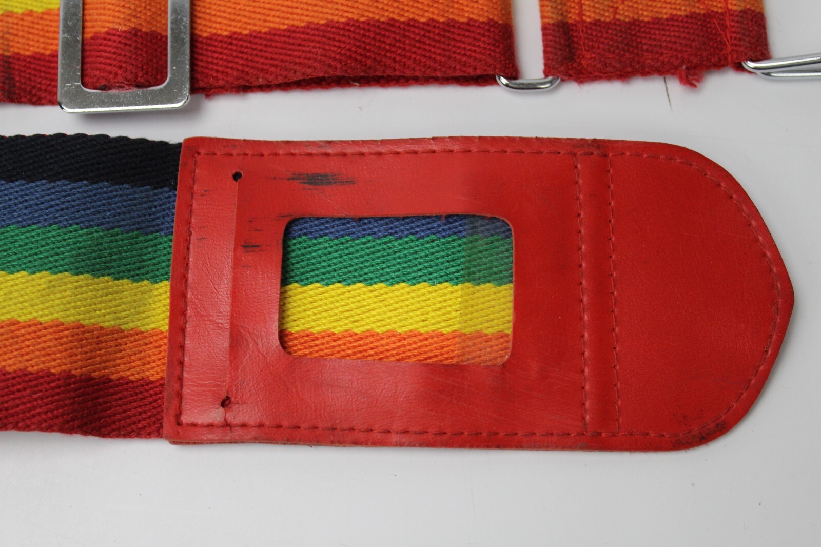 Vintage Rainbow Luggage Strap Read Description