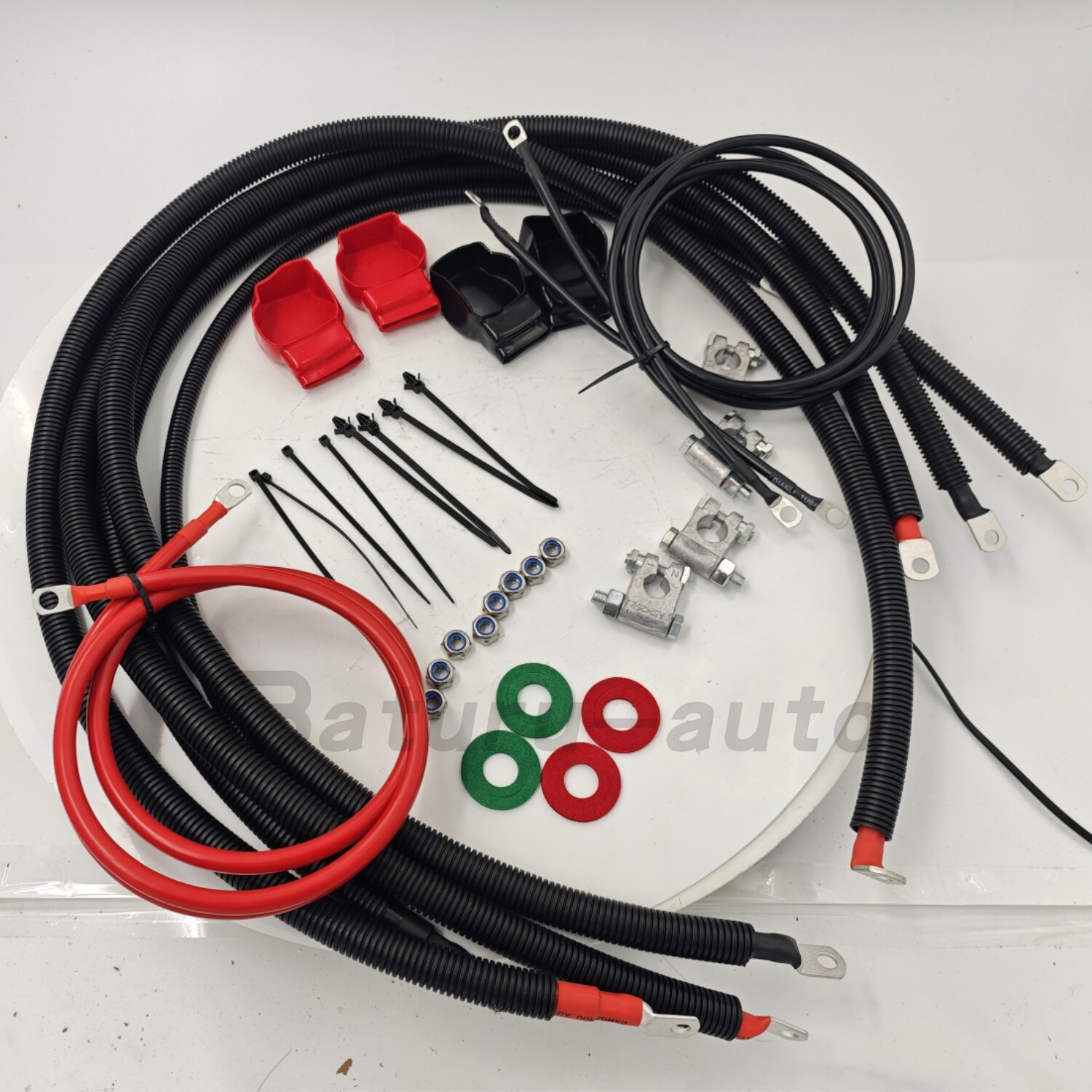 For 1999-2003 Ford 7.3L Powerstroke Diesel Battery Cable Kit Positive & Negative