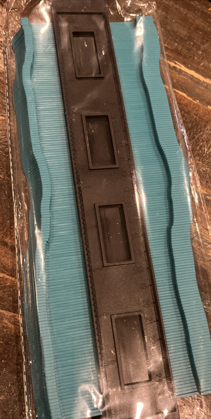 Contour Gauge Profile Tool Super Gauge Shape and Outline Tool. 10" L 3 3/4" Wide