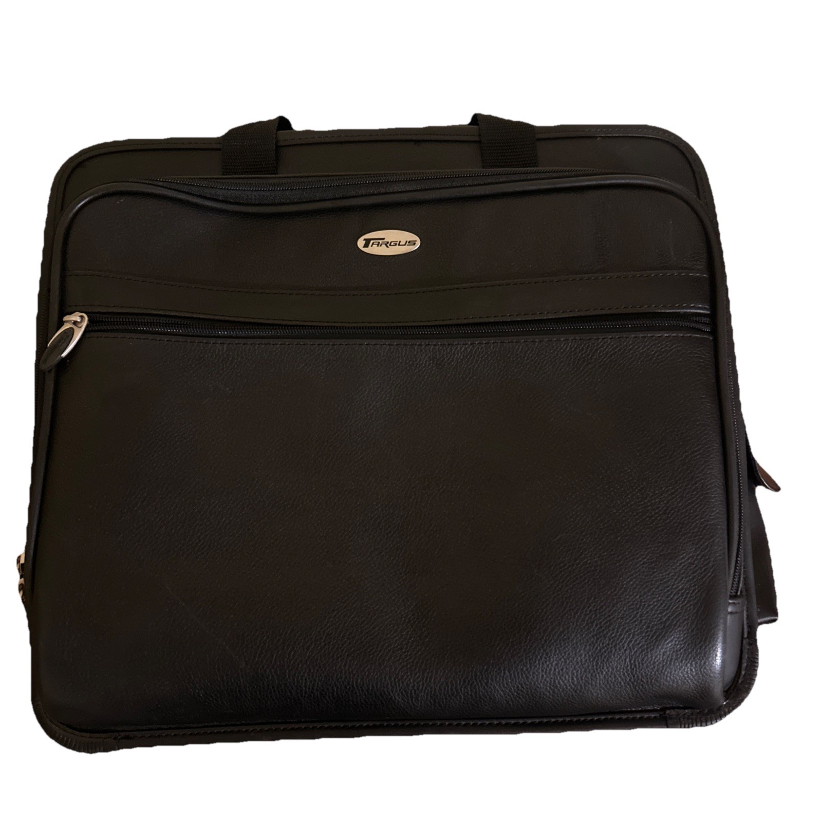 Tarus 15” Leather Travel/Laptop Bag Exc.Cond, Clean Inside No Shoulder Strap