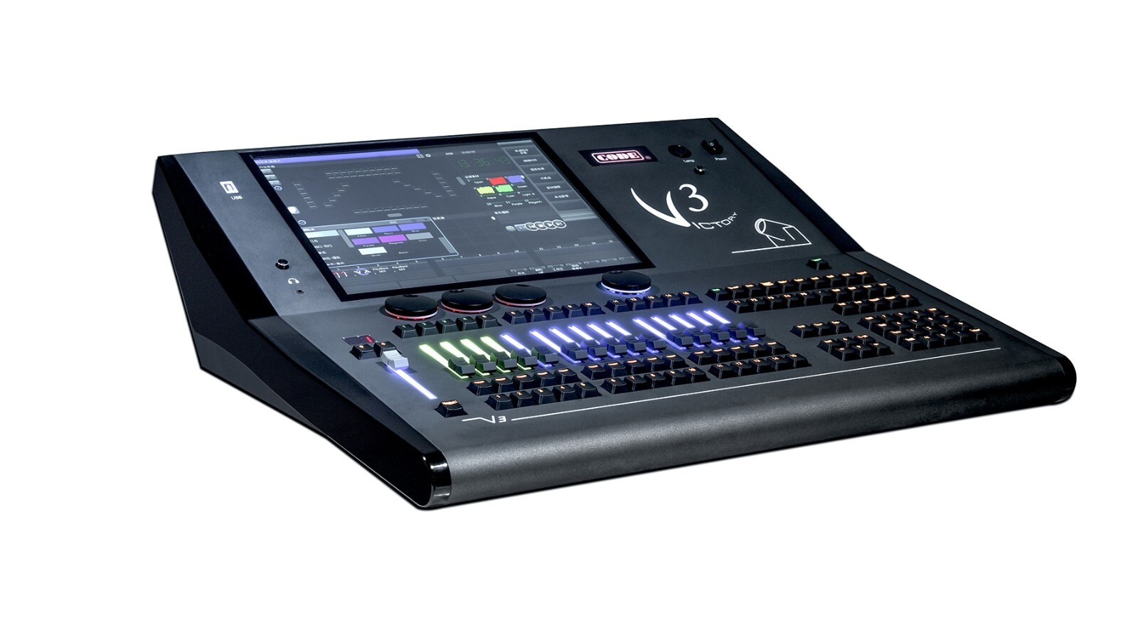 2048 dmx controller stage show light artnet RDM console app profile editor/case