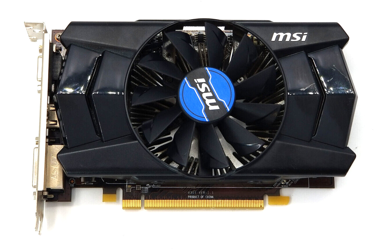 Genuine MSI AMD Radeon R7 250 2GB DDR3 High Profile Bracket GPU P/N: MS-V301