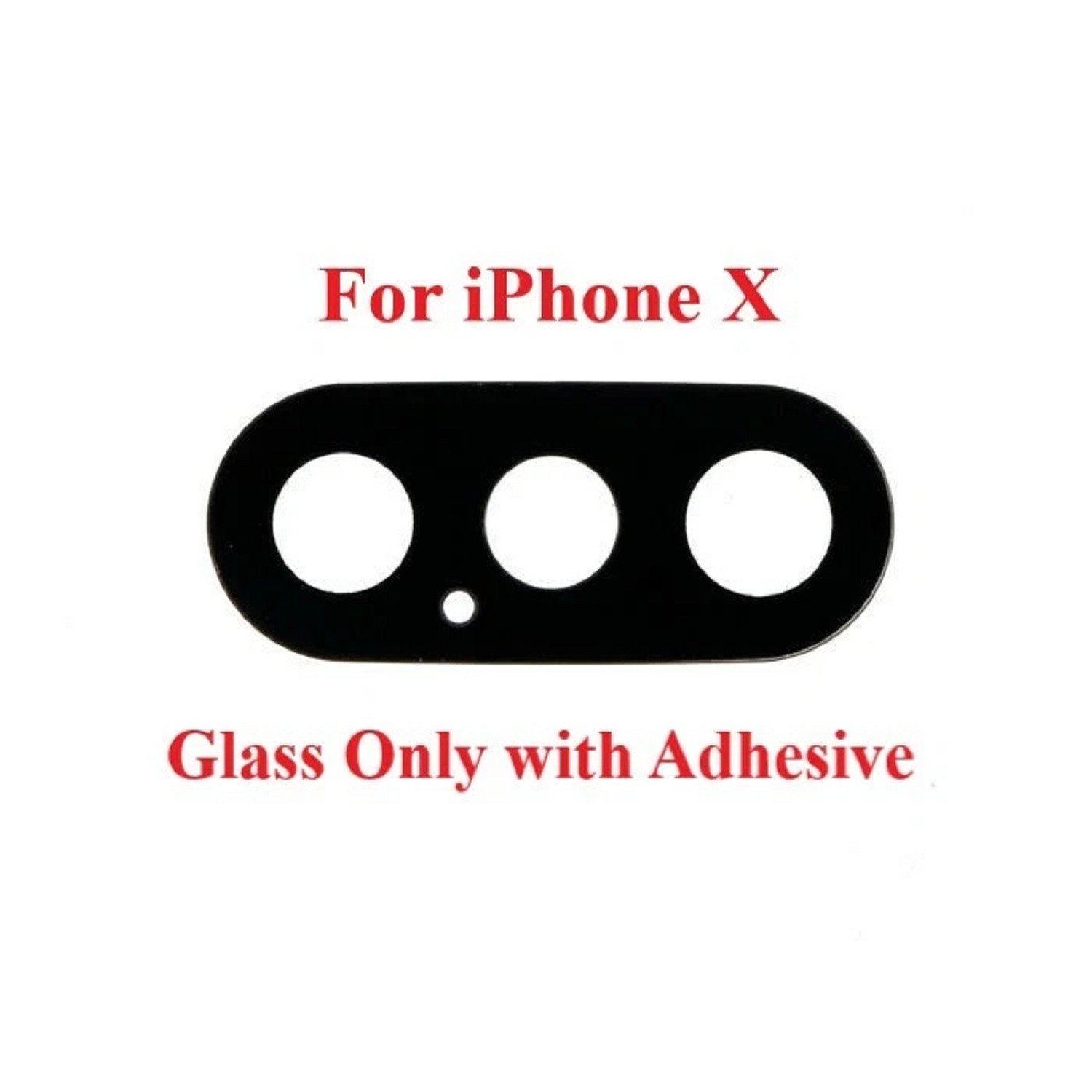 For Apple iPhone X Rear Back Camera Glass Lens Cover Replacement Glass Only
