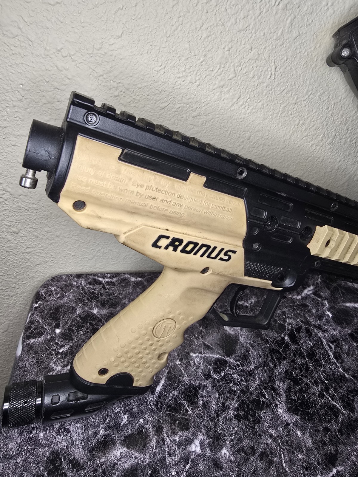 Tippmann Cronus Tactical Paintball Gun - Black / Tan