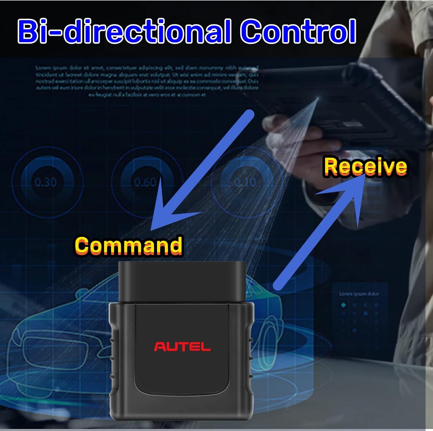 Autel MaxiVCI Mini Bluetooth VCI Mini Diagnostic Interface Wireless Connector