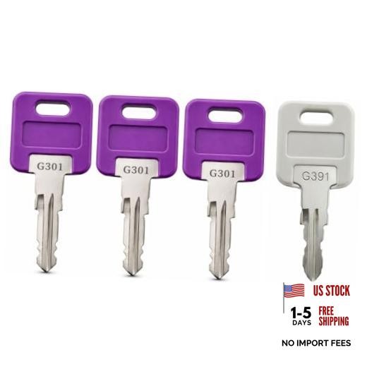 G374 Replacement Keys, 3 Pack, Compatible with Global Link RV G374(3+1PK)
