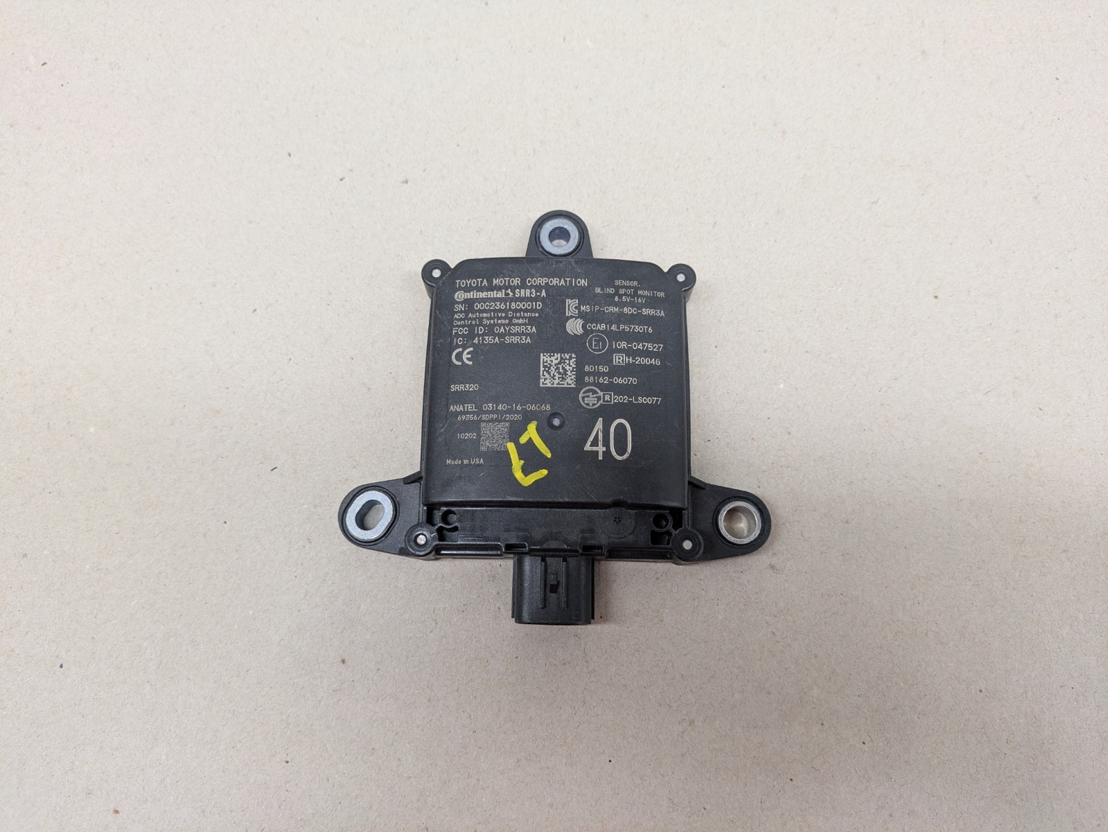 Lexus ES250 ES350 Blind Spot Sensor Radar Module 2020 - 2024 88162-06070